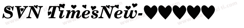 SVN TimesNew字体转换